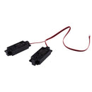 1 Pair 4-Pin Balance Plug Rectangle Magnet Speaker Amplifier 3W 8 Ohm