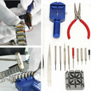 19Pcs Watch Repair Back Case Pin Link Spring Strap Remover Opener Tool Kit TIX