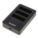 3-Channel USB Battery Charger with LCD Display for SJCAM SJ8 Serie - SJ8 pro,