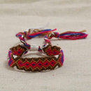 Boho Braided Rope Bracelet Ethnic Woven Charm Bangle Jewelry Gift (Style 2) A