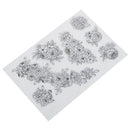 flowers transparent clear silicone stamp for diy scrapbooking photo decoratioME