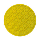 Push Bubble Fidget Sensory Toys Relief Stress Soft Squeeze Toys (Yellow)