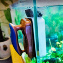 Medium Aquarium Fish Tank Floating Magnetic Glass Cleaner Scraper Algae Bru N2V4