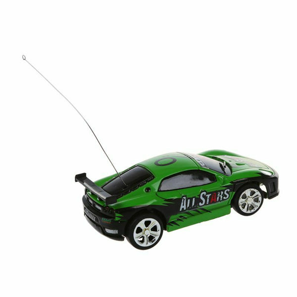Mini RC Remote Controlled Car Racing Car Toys in the beverage can 1:58 (Gre Y6X9