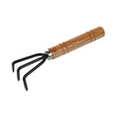 Hollow Out Doublet Shovel Beaker Handle Wooden Iron Gardening Tools Y9V8