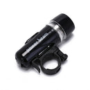1pc 5 led power beam black front light head light torch lamp for bicycle bike 3C