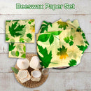 Organic Cotton Beeswax Fresh Cloth Durable Biodegradable Reusable Food Wrap
