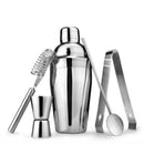 5pcs Stainless Steel Cocktail Shaker Mixer Drink Bartender Martini Tool B FUL