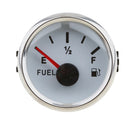 Car Boat 2" 52mm Fuel Level Gauge Meter w/ Fuel Sensor E-1/2-F Pointer - Combo