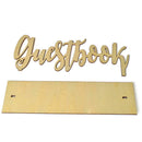 Wooden Wedding Guestbook Table Name Sign Book DIY Craft Home Decor Ornament