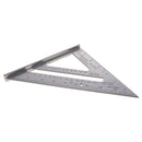 7'' Aluminium Alloy Right Angle Triangle Ruler for Industrial Measurement