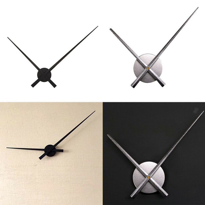 2pcs Wall Clocks Modern Home office Ornament Quartz Clock Large Hands Set