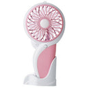 Handheld Electric Mini Portable Outdoor Fan Foldable Handle Desktop Cartoon
