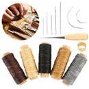 14 Leather Craft Punch Hand Stitching Carving Sewing Tool Thread Awl Thi ZUY