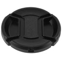 Univeral 55mm Center Pinch Front Lens Cap for DSLR Camera