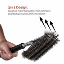 Barbecue brush, 3 in 1 barbecue grill brush cleaning brush with stainless s D3X4