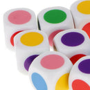 Set of 10 Pcs Dice to play with 6 colors for board games Kids table games E