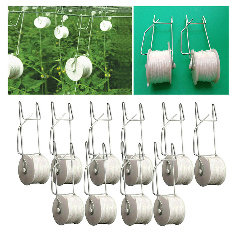 10x Tomato Hooks Clips For Planting Vegetable Cucumber Cherries Fruit Tomato