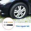 Tyre Repair serated Patch Roller Stitcher Tool With Durable Wooden Handle