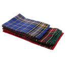 12x Mens Plaid Cotton Hankerchief Wedding Party Hankie Hand Towel 40x40cm