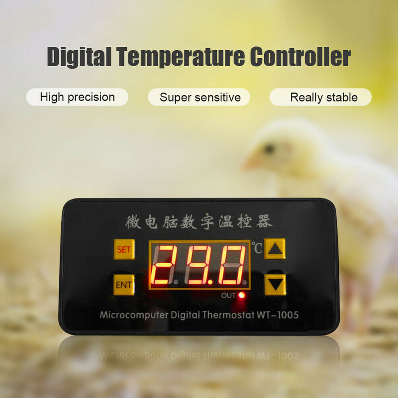WT-1005 Microcomputer Temperature Controller Adjustable Digital Thermostat