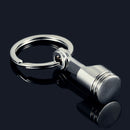 Auto Fob Key Chain Metal Piston Keyring Engine Ring Keyring Car Keychain New
