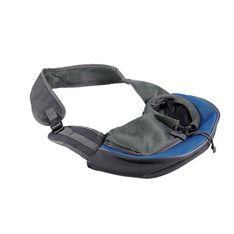 Pet Dog Cat Puppy Carry Travel Tote Shoulder Bag Purse Sling Backpack blue