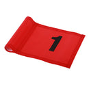 Pack of 2 Golf Putting Green Flag Golf Target Flag for Golfer Training Red