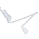 3.5mm Mono Jack Listen Only Transparent Acoustic Tube Earpiece Earphone