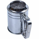 Sieve Stainless Steel Flour Sieve Cup Type Kitchen Accessories Semi-Automat Q6R7
