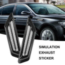 Shark Gill Simulated Outlets Side Vents Stickers Air Outlet Car Stickers