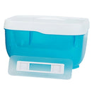 Wall Mounted Bathroom Tissue Box Self-adhesive Waterproof Blue L