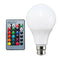 2pcs B22 RGB Bulb Remote Color LED Light Bulb Color Changing Light Bulbs 10W