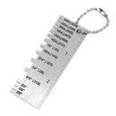 Wire/Metal Sheet Thickness Gauge Welding Gage Weld Size Inspection Tool