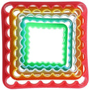 5pcs Pastry Mold for Cake Cookie For Christmas Kitchen, Square I9Y4