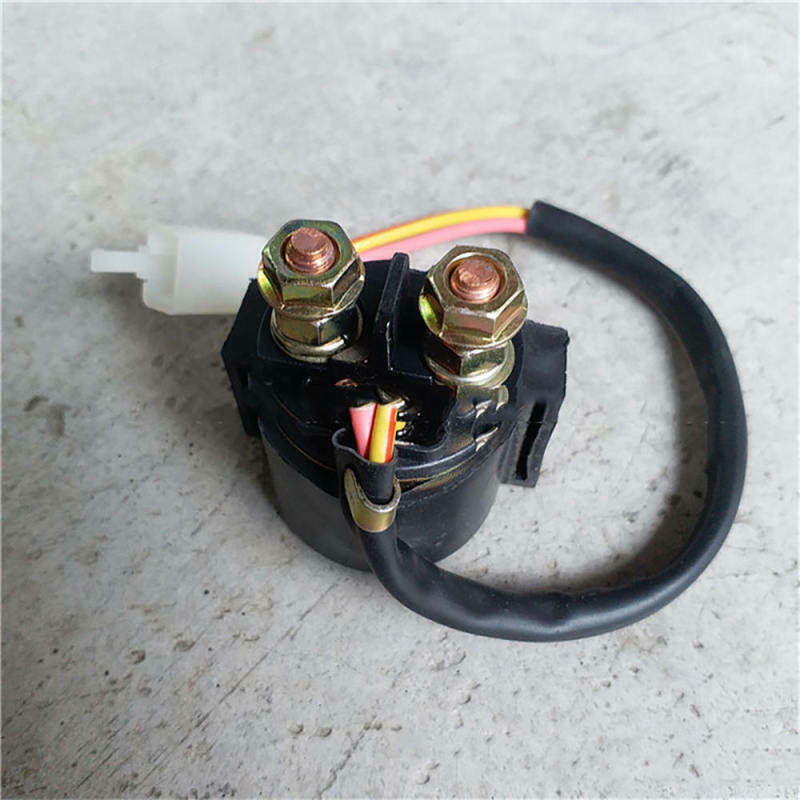 1 x Black Solenoid Starter Relay for 50cc 150cc 125cc 139QMB 139QMA GY6 Scooters