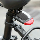 Waterproof Solar/USB Charging Mountain Bike LED Headlight+ Taillight Set A