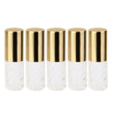 5 x 5ml Roll On Roller Ball Bottles Refill Perfume Fragrance Essential Oils