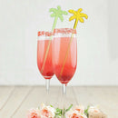 50pcs Coconut Tree Cocktail Swizzle Sticks Drink Stirrer Coffee muddlME