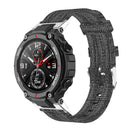 Nylon Canvas Replacement Wrist Strap for Huami Amazfit T-Rex A1918 (Grey) A