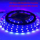 12V UV Ultraviolet Purple LED Strip Lights Waterproof UV Lamp 5050
