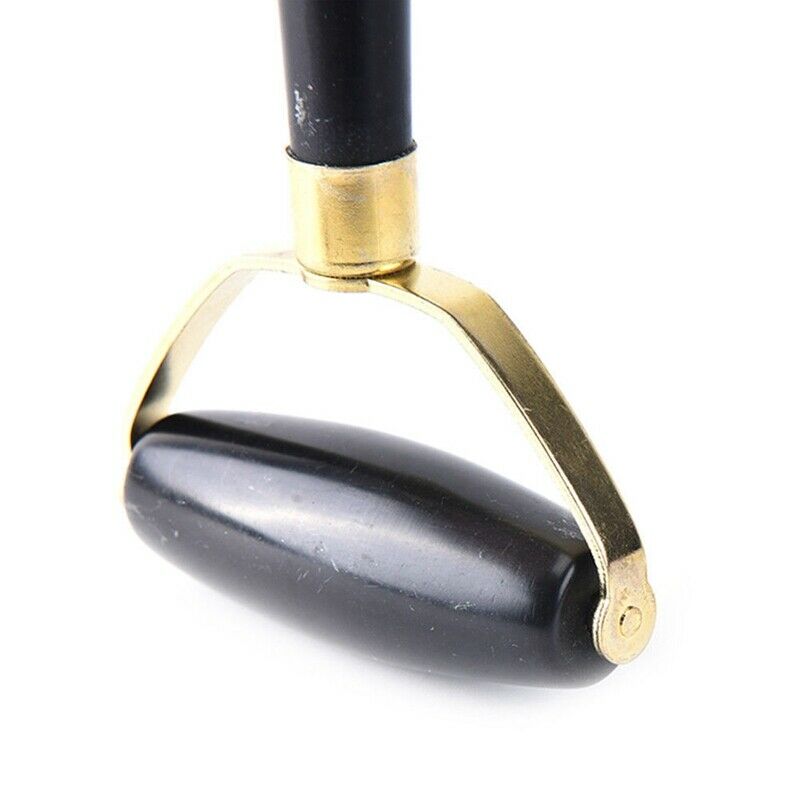 New Natural Obsidian Quartz Face Massage Roller Practical Jade Facial Anti  F5E6