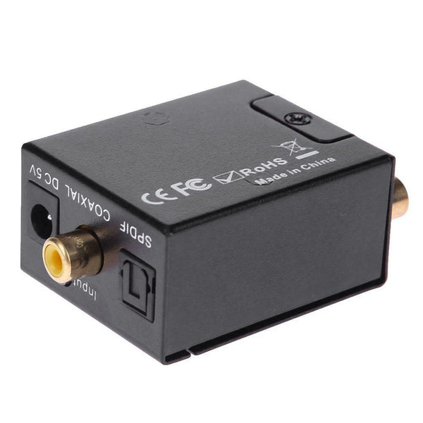 Optical Coaxial Toslink Signal Digital to Analog Audio Decoder Converter #gib
