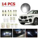 14Pcs/set LED Interior Package Kit For T10 36mm Map Dome License Plate Lights