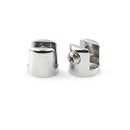 4Pcs 6-8mm Glass Brackets Zinc Chrome Alloy Shelf Holder Support Clamp OZ