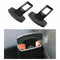 2pcs Carbon Fiber Car Safety Seat Belt Buckle Alarm Clip Universal Stopper T9C6