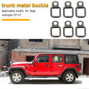 For Jeep Wrangler 2007-2017 Accessories Trunk Cargo Net Tie Down D-rings 6pcs