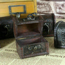 Retro Wooden Organizer Holder Jewelry Storage Case Trinket X7A9 Box Chest O1P5