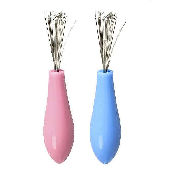 Comb Hair Brush Cleaner Cleaning Remover Embedded Tool Plastic Random Color