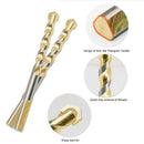 5Pcs Triple-cornered Handle Alloy Multifunctional Drill Bits 6-12Mm Blade D